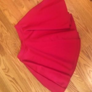 red skater skirt (size 2-4)
